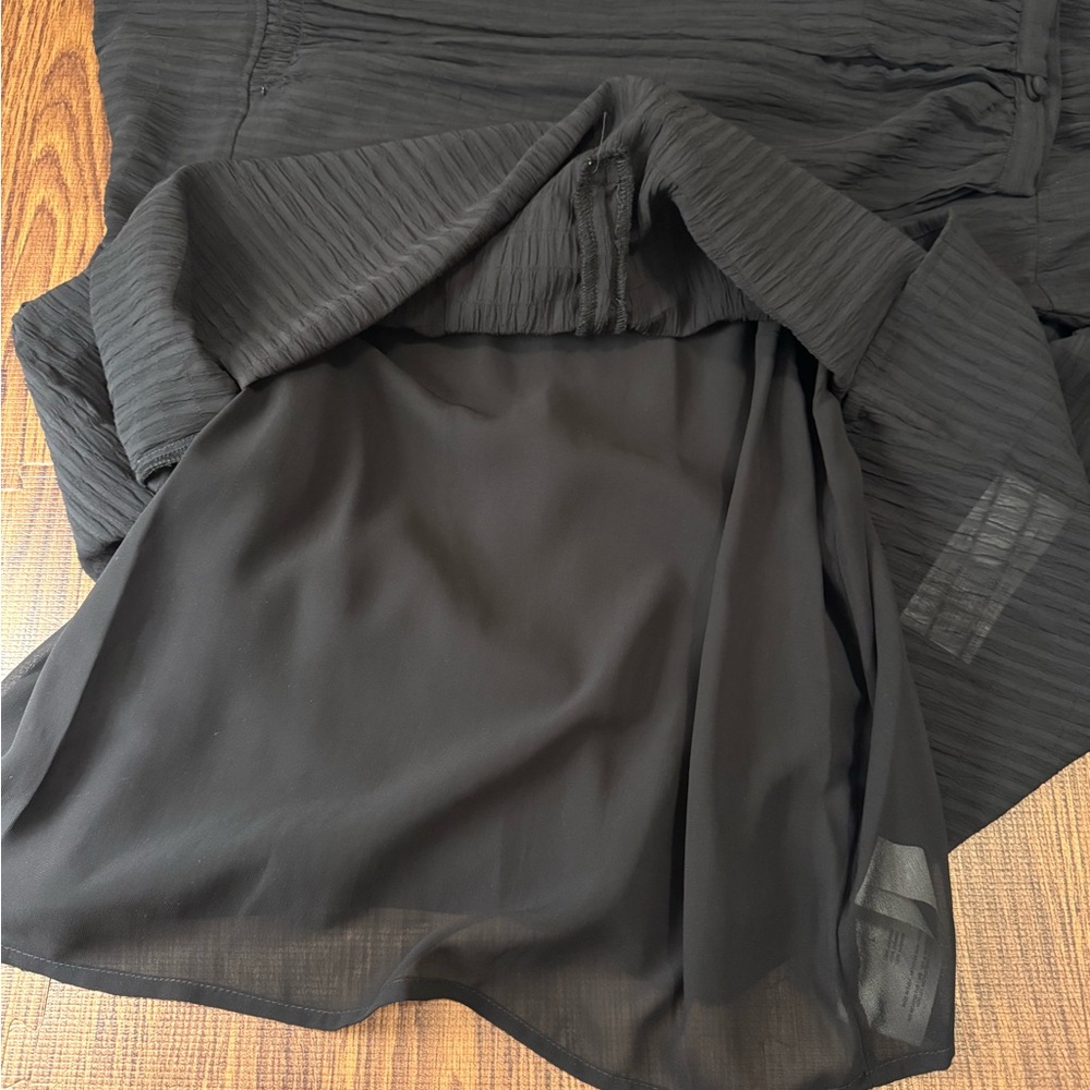 Sam Edelman Black Sheer Blouse | L - Picture 6 of 13